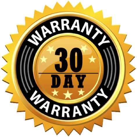 + 30 Day Warranty